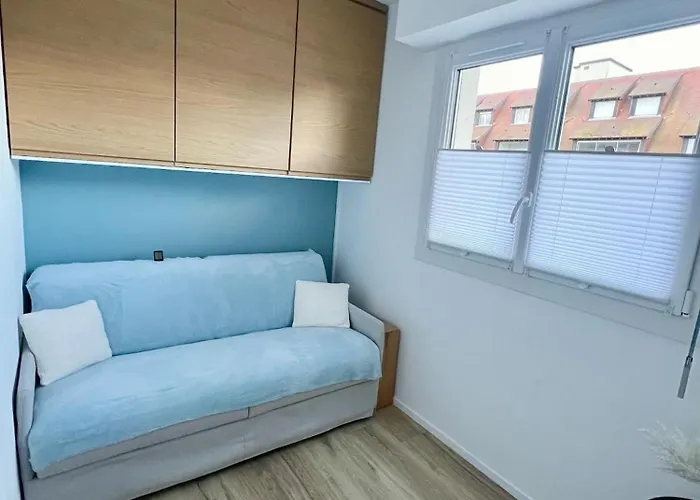 公寓 Joli 3 Pieces, 2 Chambres, 6 Personnes, Clair, Vue Degagee, Balcon & Parking Prive *